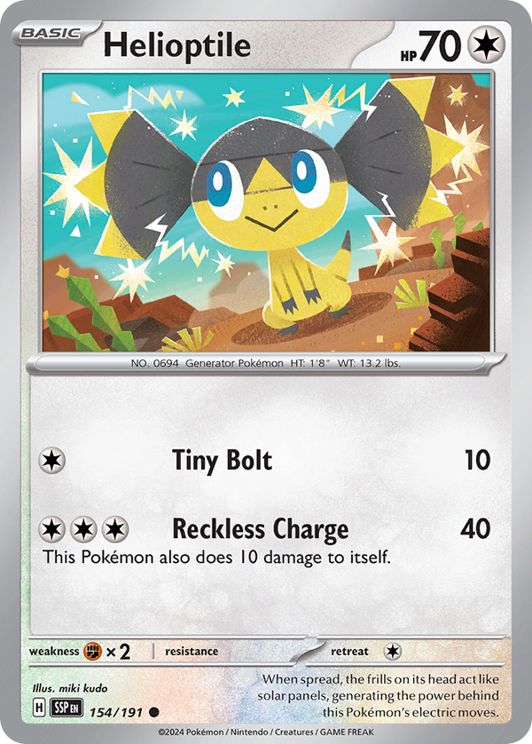 Helioptile - Surging Sparks SET-154