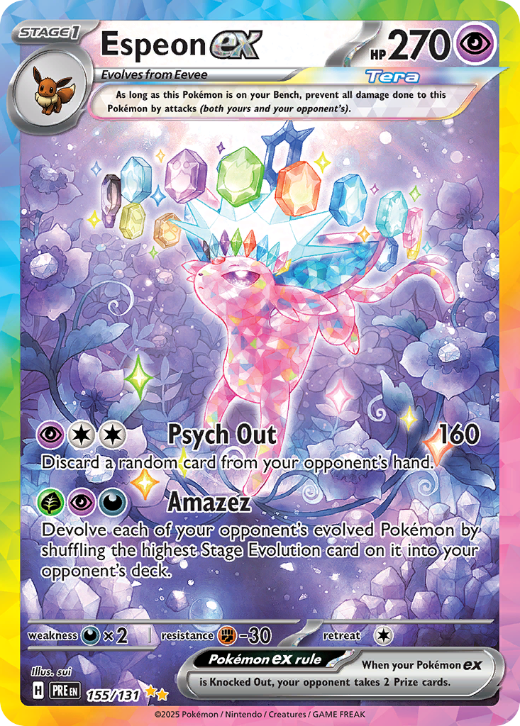 Espeon EX - Prismatic Evolutions SET-155