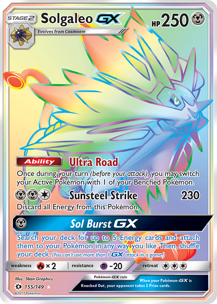 Solgaleo-GX - Sun & Moon SET-155