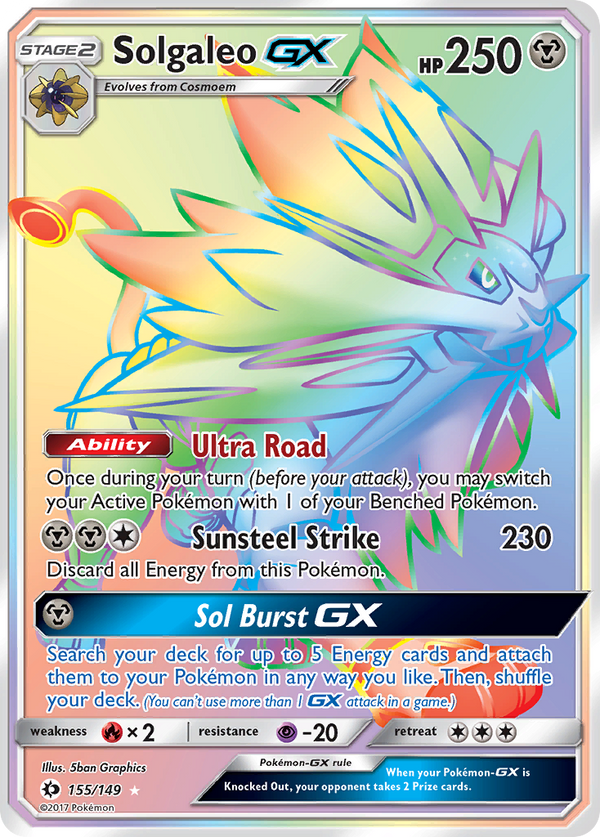 Solgaleo-GX - Sun & Moon SET-155