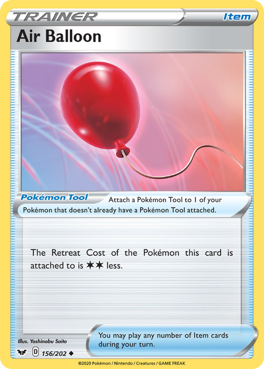 Air Balloon (Sword & Shield SET) (Trainer) (Pokémon Tool) (Uncommon) (PKM Sword & Shield SET-64)