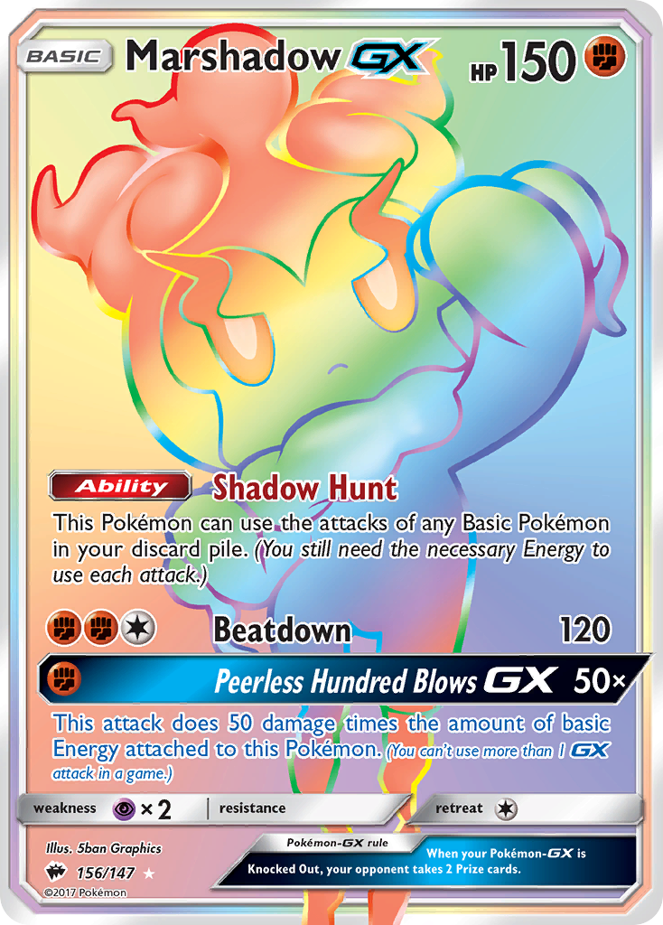 Marshadow-GX - Burning Shadows SET-156