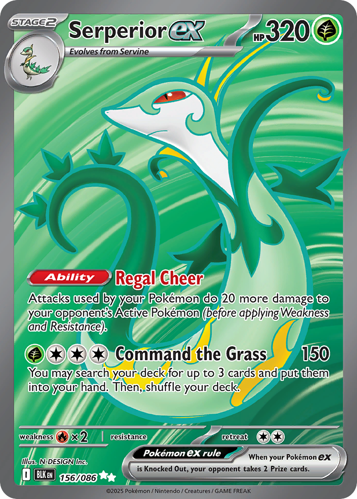 Serperior EX - Black Bolt SET-156