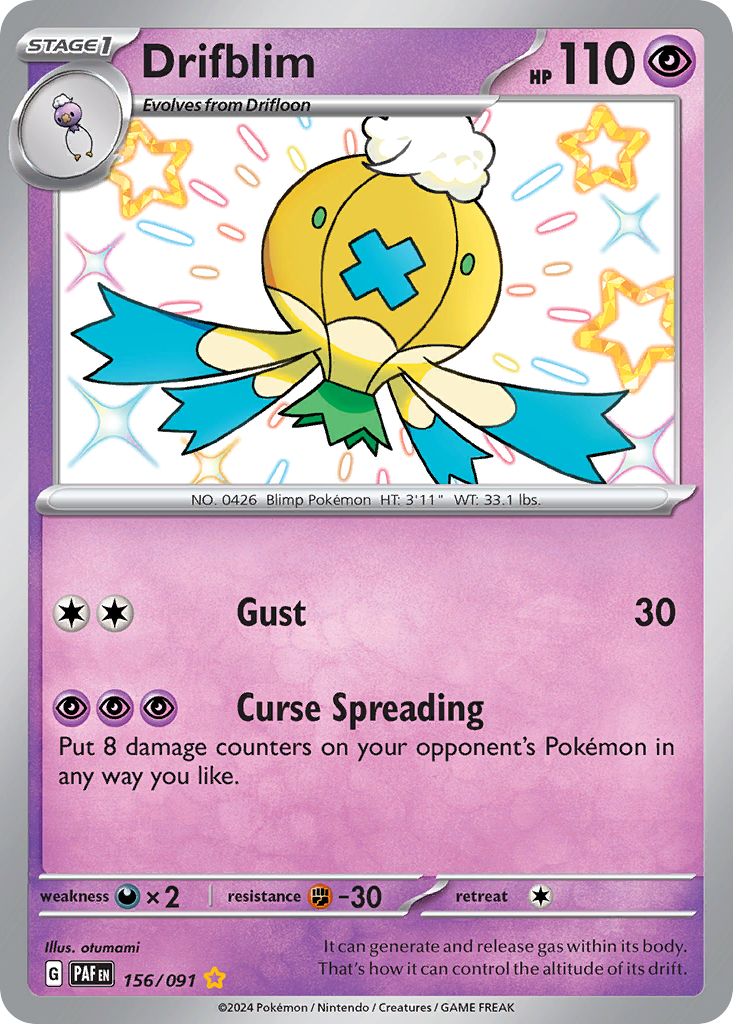 Drifblim - Paldean Fates SET-156