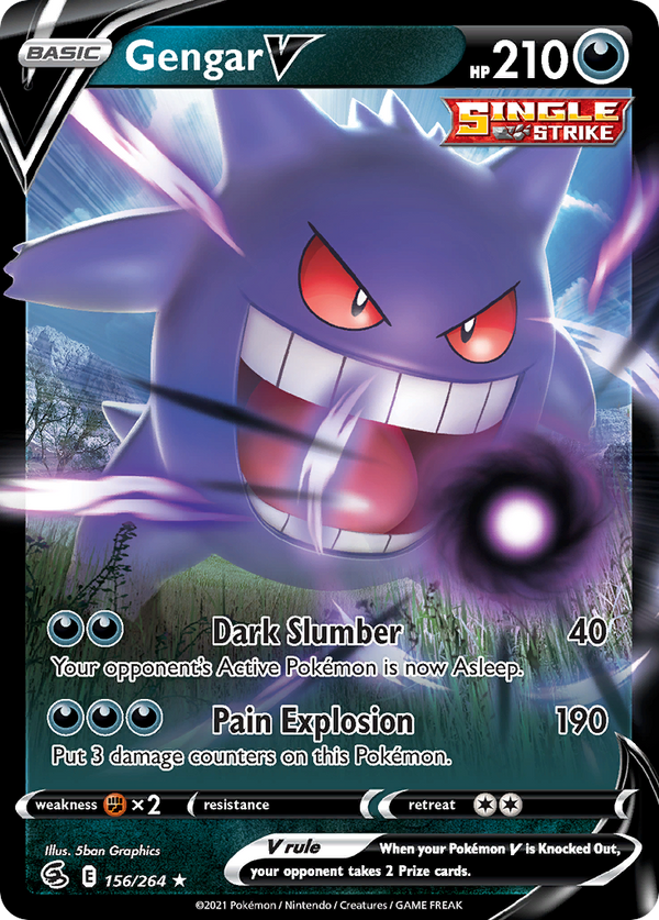 Gengar V - Fusion Strike SET-156