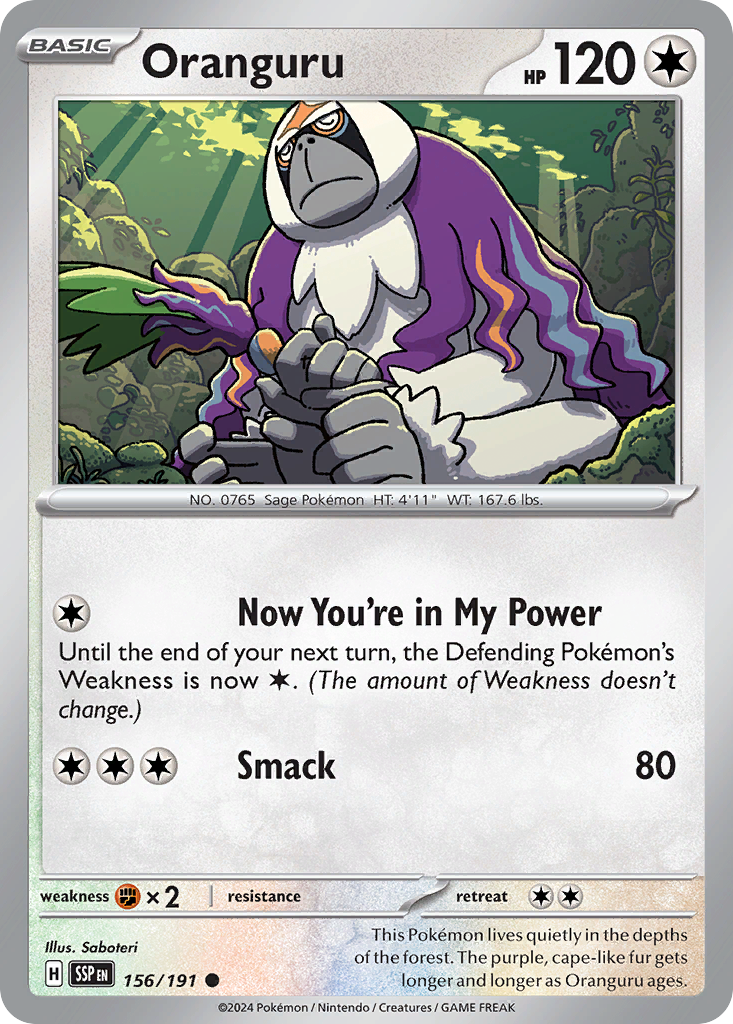 Oranguru - Surging Sparks SET-156