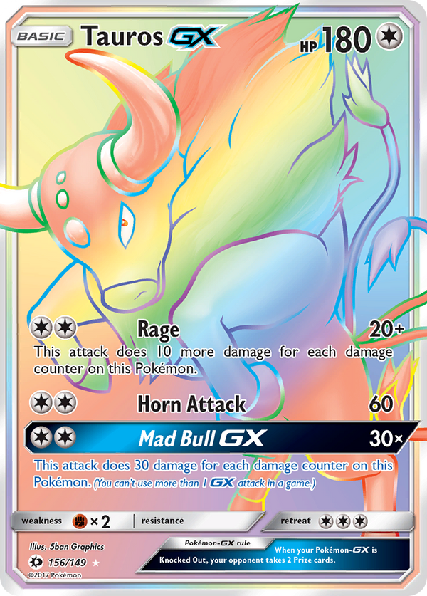 Tauros-GX - Sun & Moon SET-156