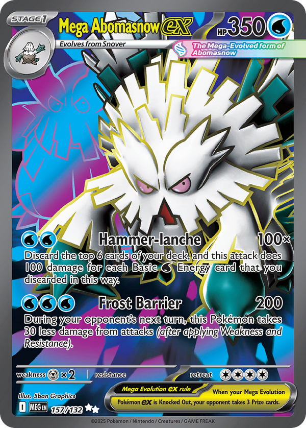 Mega Abomasnow EX - Mega Evolution SET-157