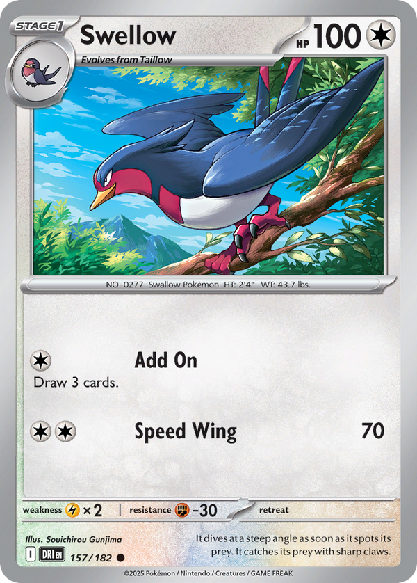 Swellow - Destined Rivals SET-157