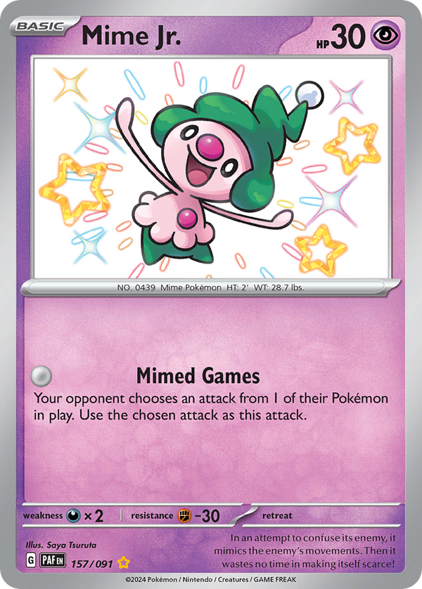 Mime Jr. - Paldean Fates SET-157