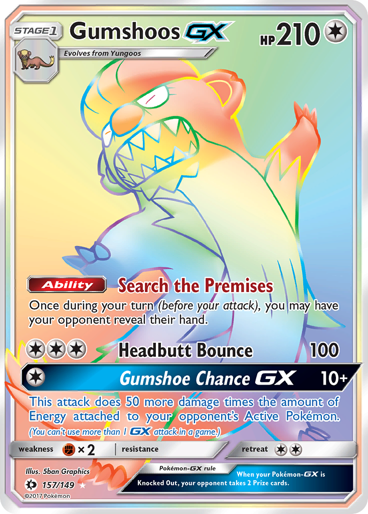Gumshoos-GX - Sun & Moon SET-157