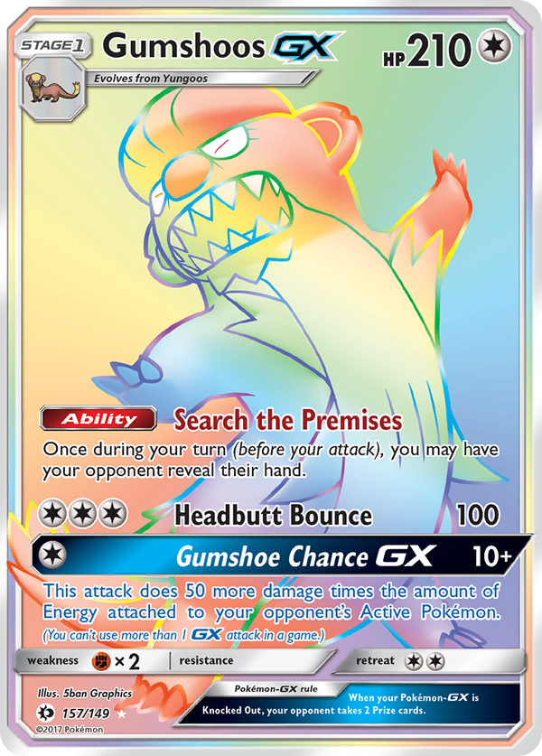 Gumshoos-GX - Sun & Moon SET-157