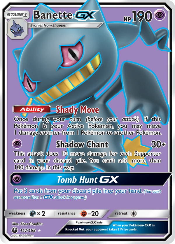 Banette-GX - Celestial Storm SET-157