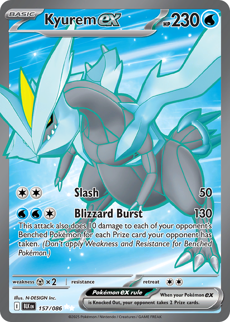 Kyurem EX - Black Bolt SET-157