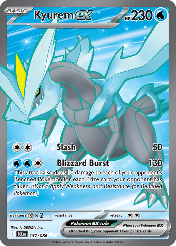 Kyurem EX - Black Bolt SET-157