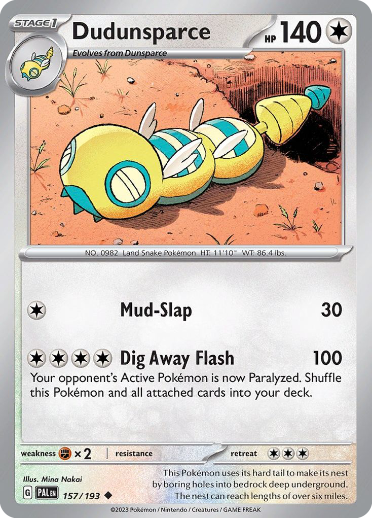 Dudunsparce - Paldea Evolved SET-157