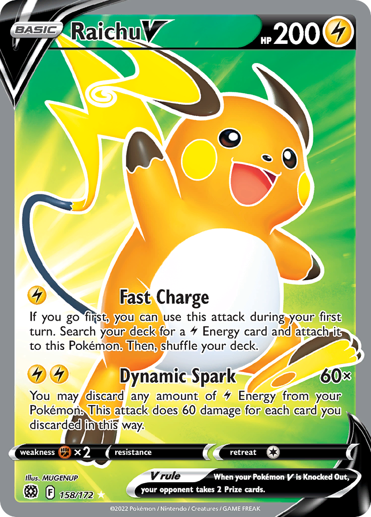 Raichu V - Brilliant Stars SET-158
