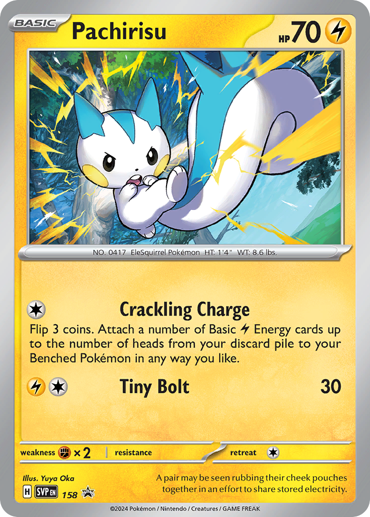 Pachirisu - Scarlet & Violet Black Star Promos SET-158