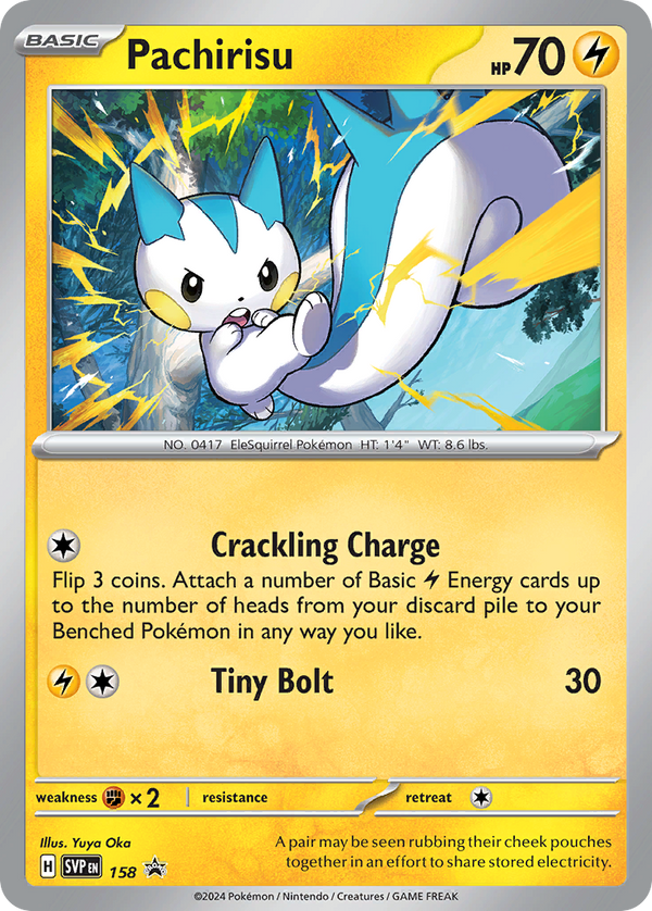 Pachirisu - Scarlet & Violet Black Star Promos SET-158