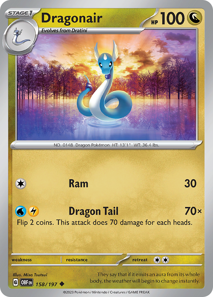 Dragonair - Obsidian Flames SET-158