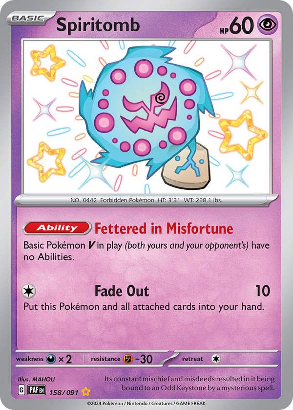 Spiritomb - Paldean Fates SET-158