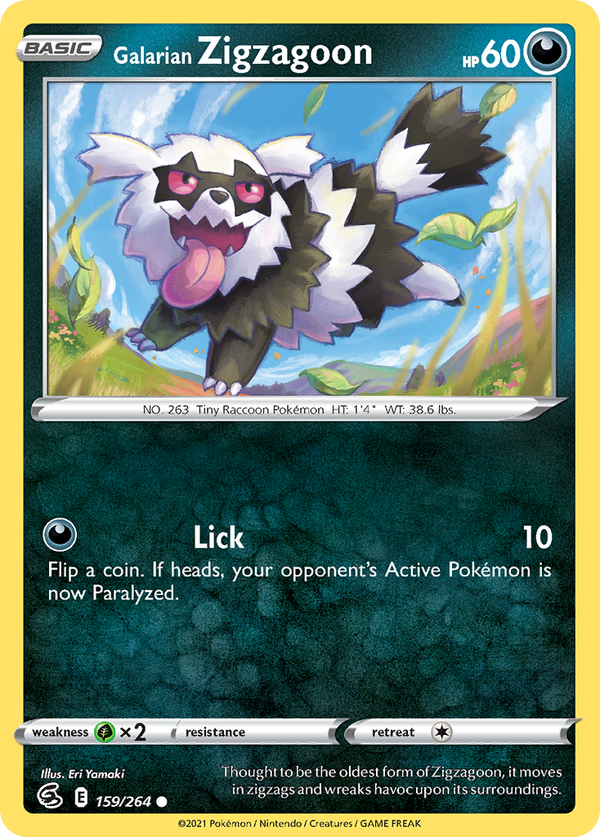Galarian Zigzagoon - Fusion Strike SET-159