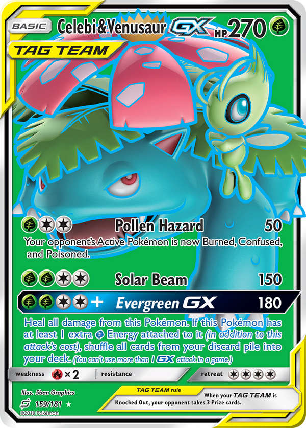Celebi & Venusaur-GX - Team Up SET-159