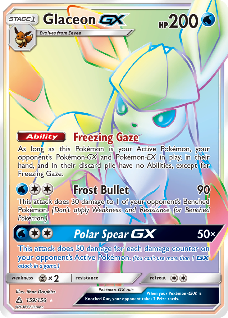 Glaceon-GX - Ultra Prism SET-159