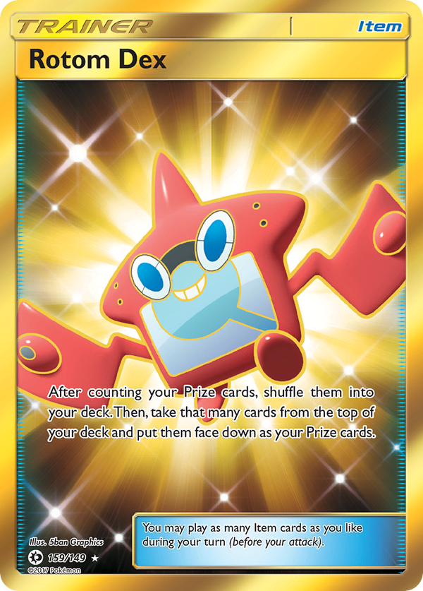 Rotom Dex - Sun & Moon SET-159