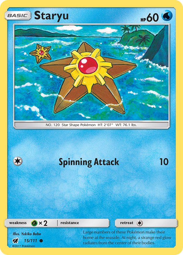 Staryu - Crimson Invasion SET-15