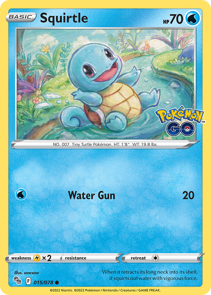 Squirtle - Pokemon GO SET-15