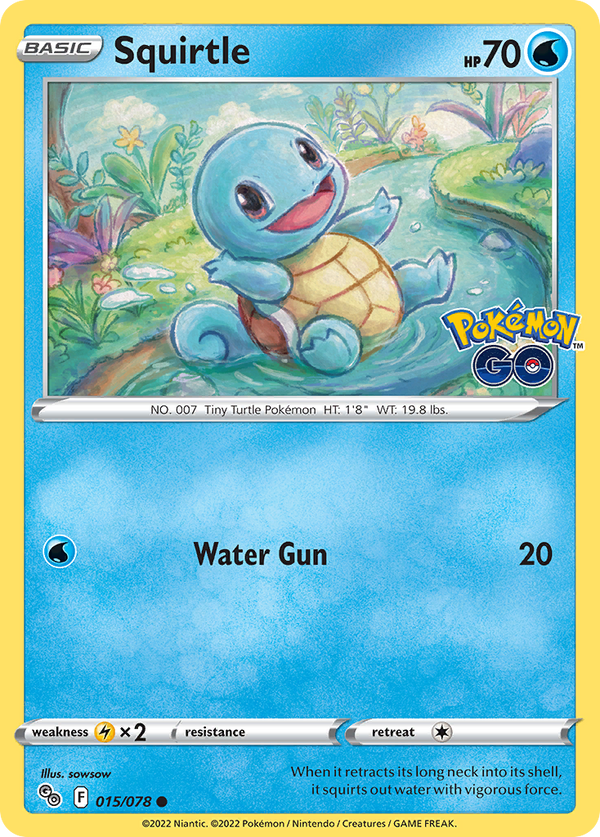Squirtle - Pokemon GO SET-15