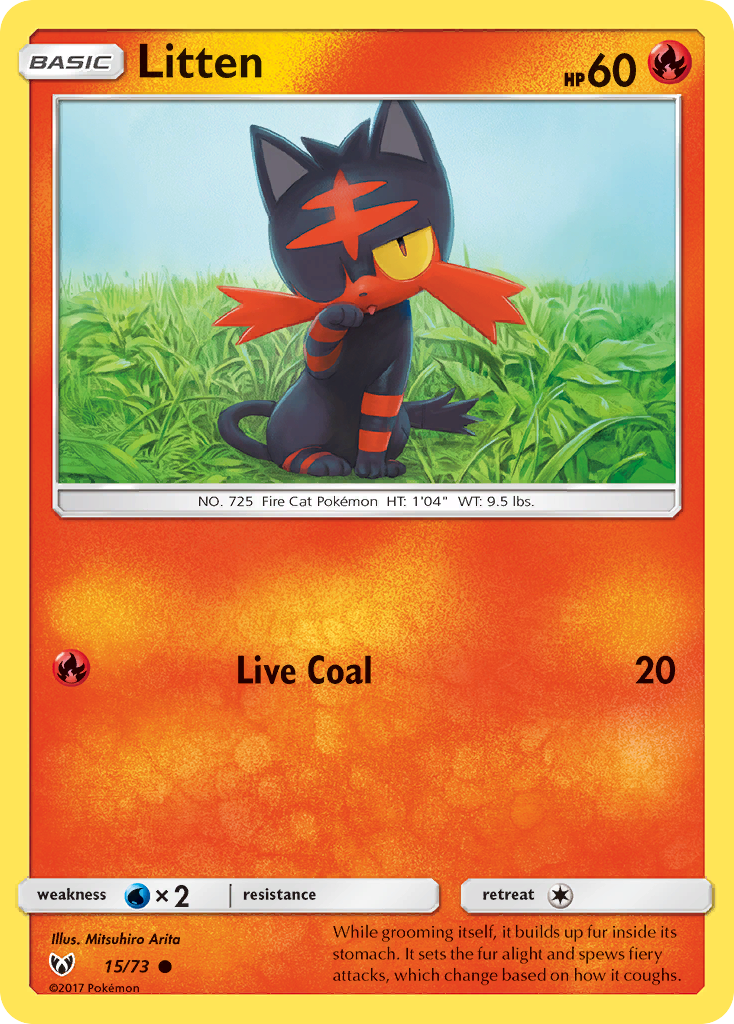 Litten - Shining Legends SET-15