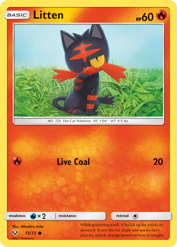 Litten - Shining Legends SET-15