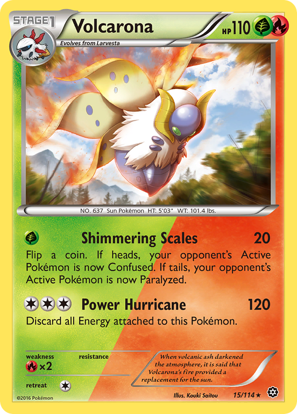 Volcarona - Steam Siege SET-15