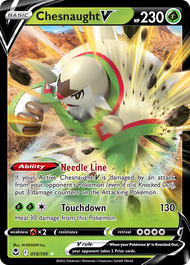 Chesnaught V - Silver Tempest SET-15