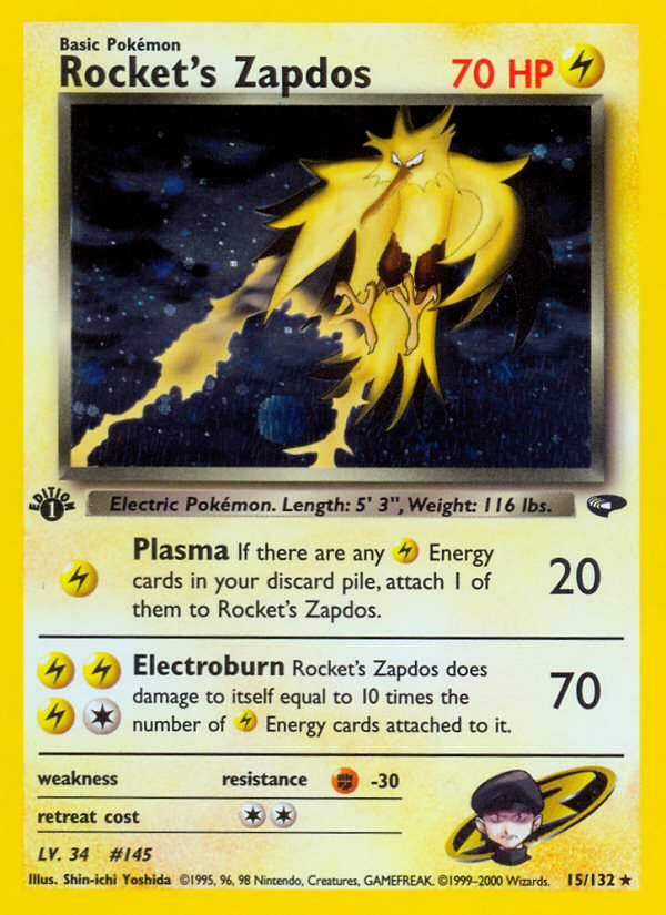 Rocket's Zapdos - Gym Challenge SET-15