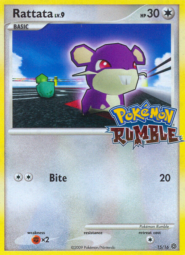 Rattata - Pokemon Rumble SET-15