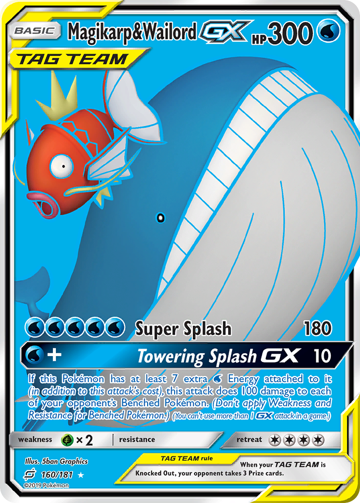 Magikarp & Wailord-GX - Team Up SET-160
