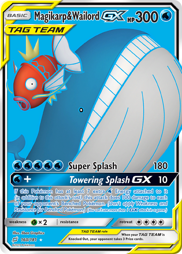 Magikarp & Wailord-GX - Team Up SET-160
