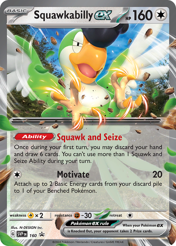 Squawkabilly EX - Scarlet & Violet Black Star Promos SET-160