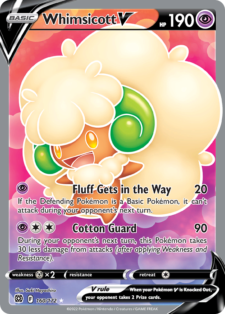 Whimsicott V - Brilliant Stars SET-160