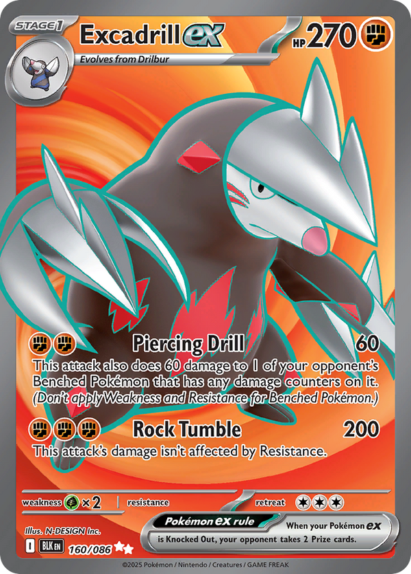 Excadrill EX - Black Bolt SET-160