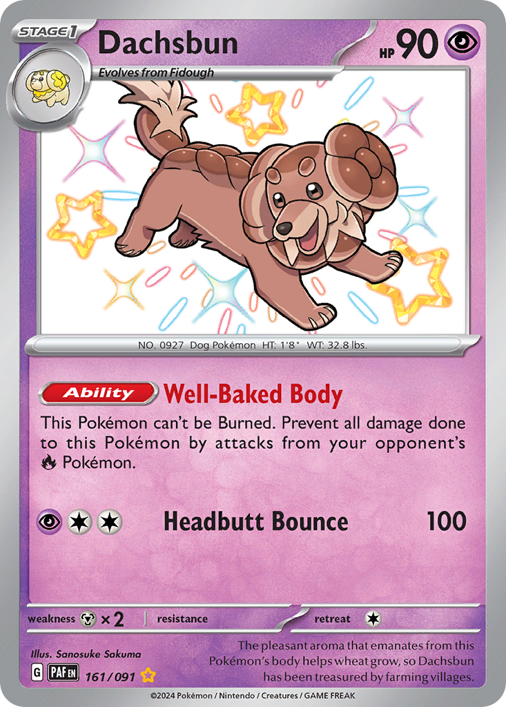 Dachsbun - Paldean Fates SET-161
