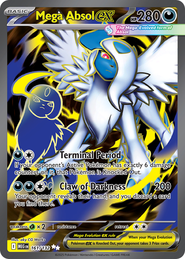 Mega Absol EX - Mega Evolution SET-161