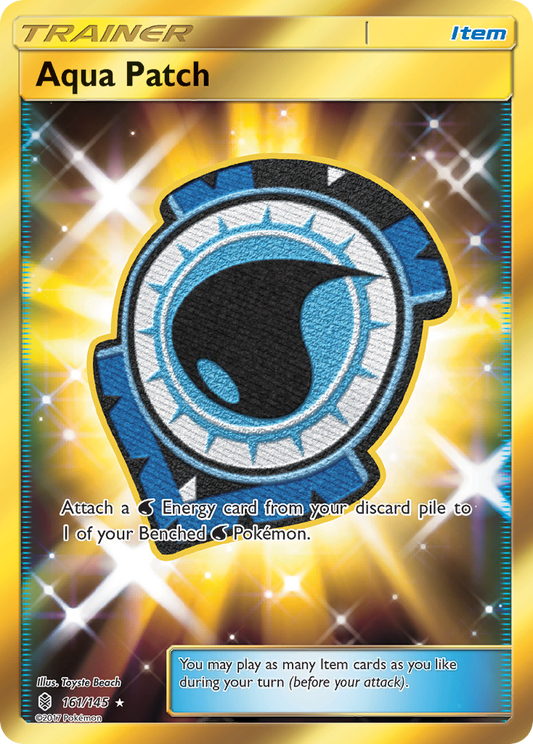 Aqua Patch (Guardians Rising SET) (Trainer) (Item) (Rare Secret) (PKM Guardians Rising SET-76)