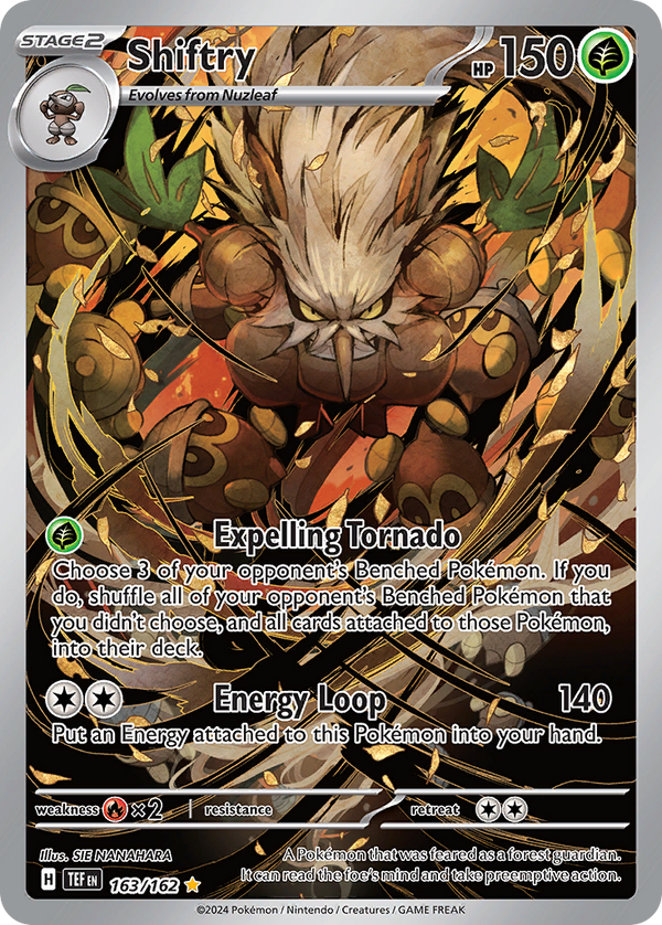 Shiftry - Temporal Forces SET-163