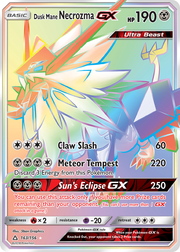 Dusk Mane Necrozma-GX - Ultra Prism SET-163