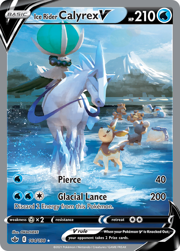 Ice Rider Calyrex V - Chilling Reign SET-164