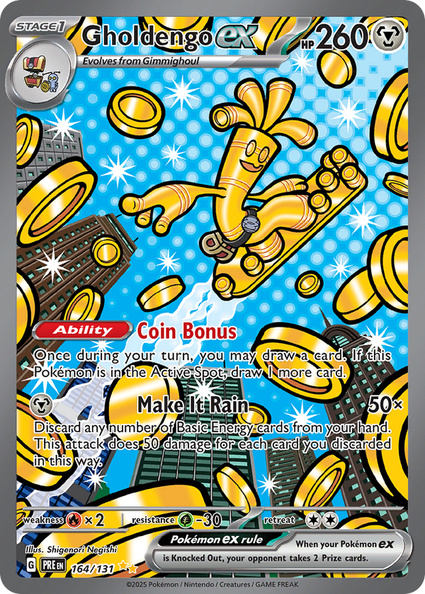 Gholdengo EX - Prismatic Evolutions SET-164